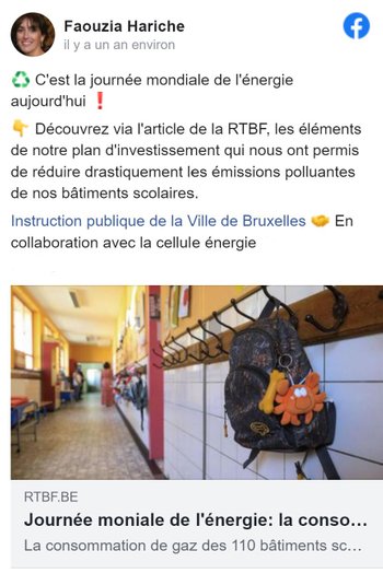 L’importante contribution des écoles dans les réductions d’émissions polluantes.